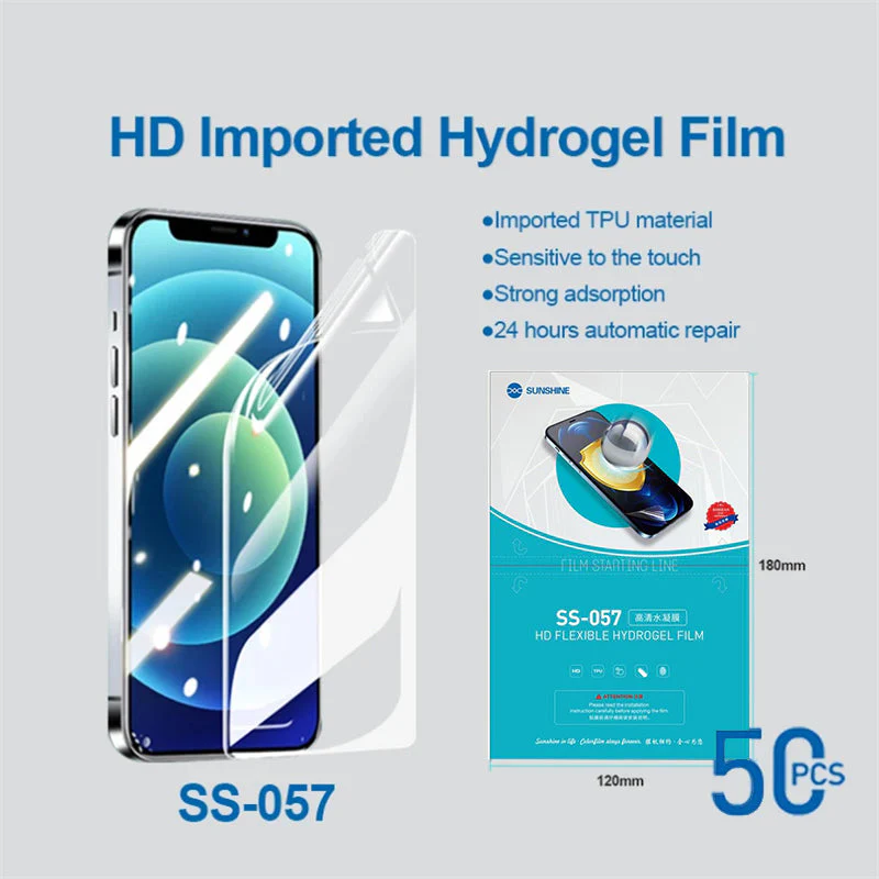 Tpu imported Flexible Hydrogel Film SS-057 (180*120mm) Sunshine 4K ULTRA HD - Image 3